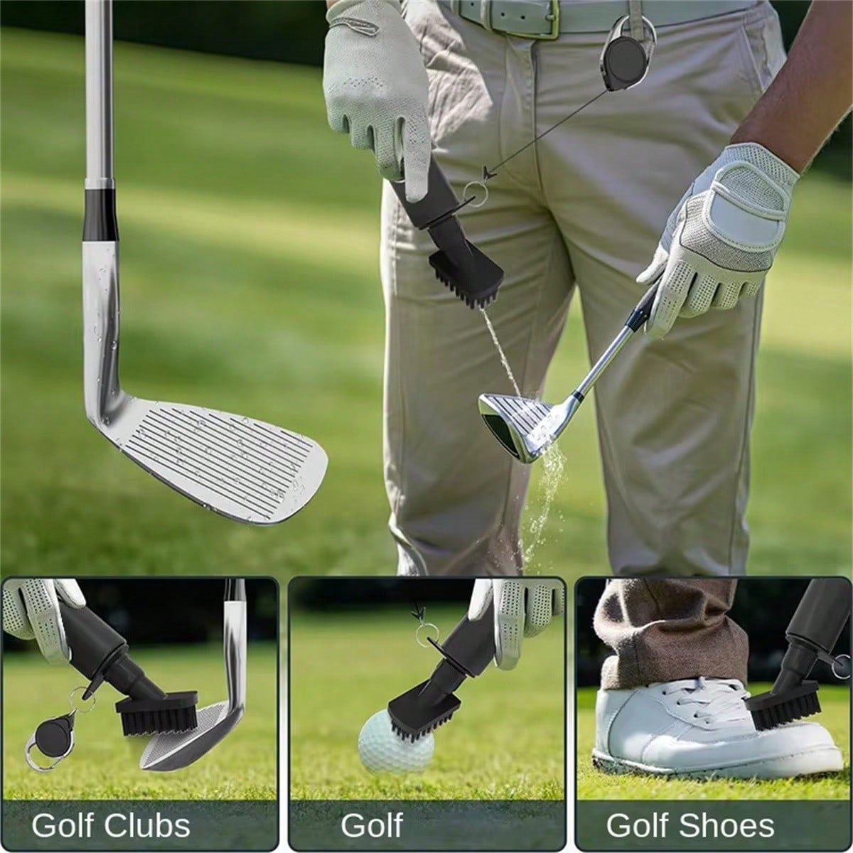 Care For Sneaker - 1pc Golf Club Cleaning Brush With