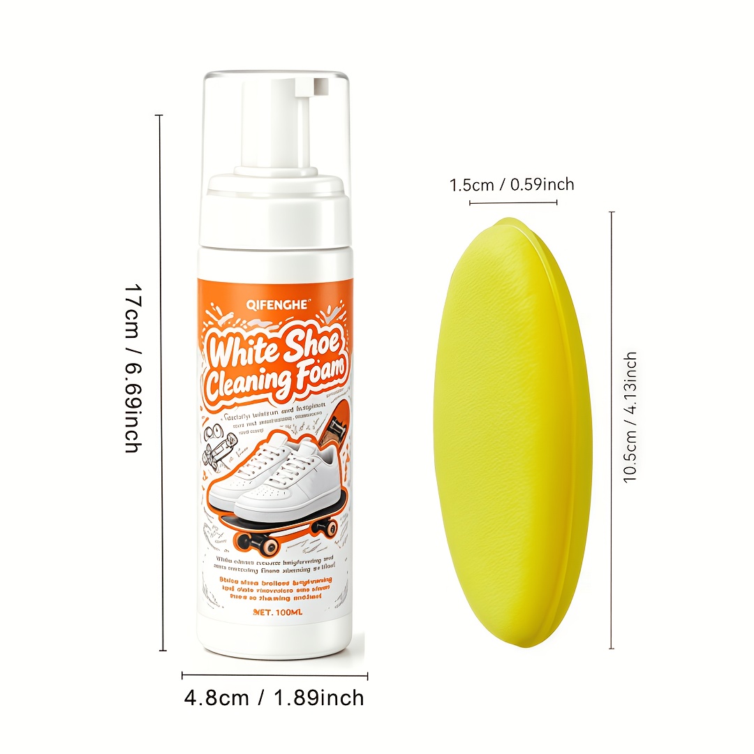 Portable No Rinse White Shoe C - The Sneaker Care avis et prix