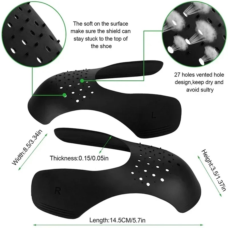 4Pcs Anti Crease Shoe Protecto - Sneaker Crease avis et prix