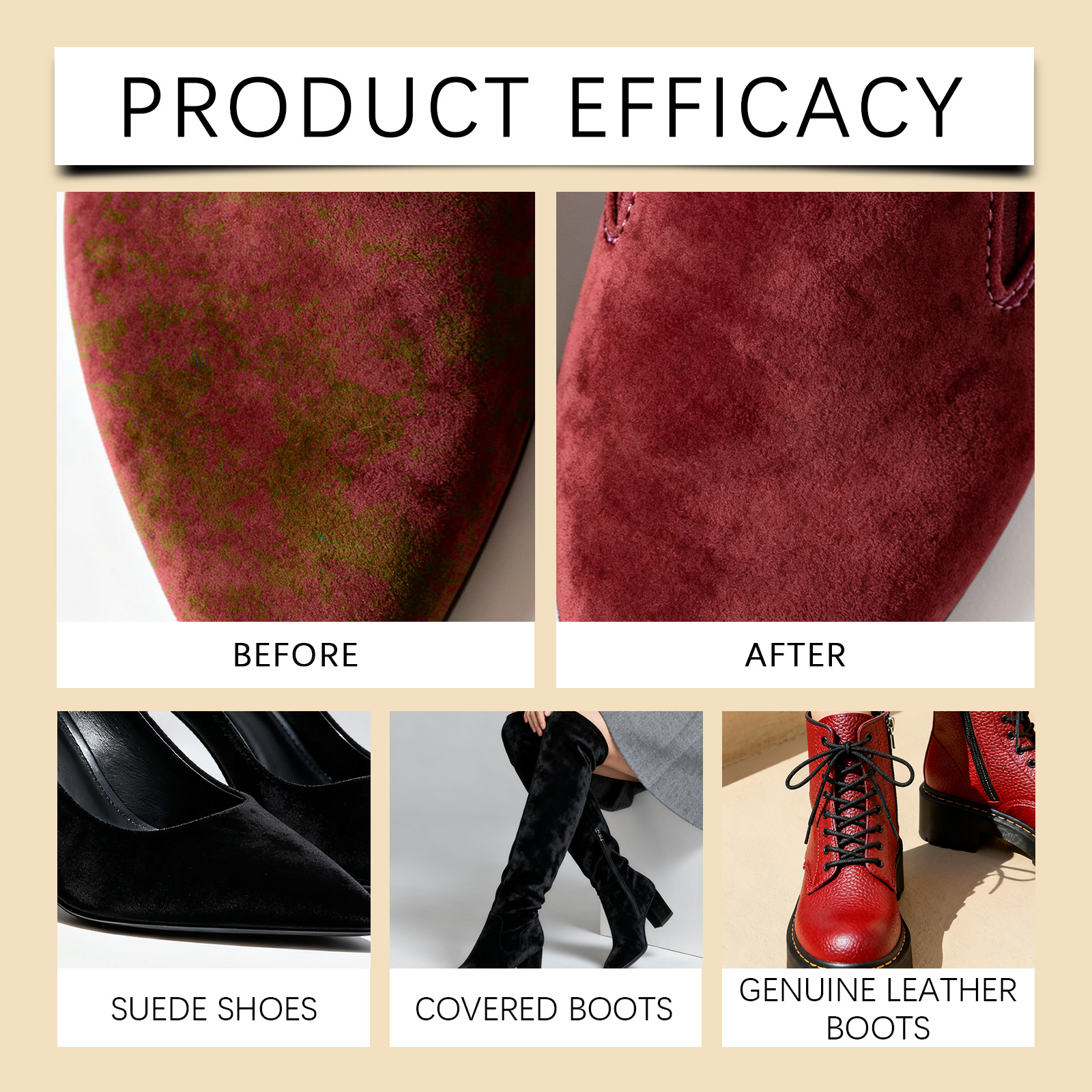 Suede Cleaner Spray Nubuck Car - The Sneaker Care avis et prix