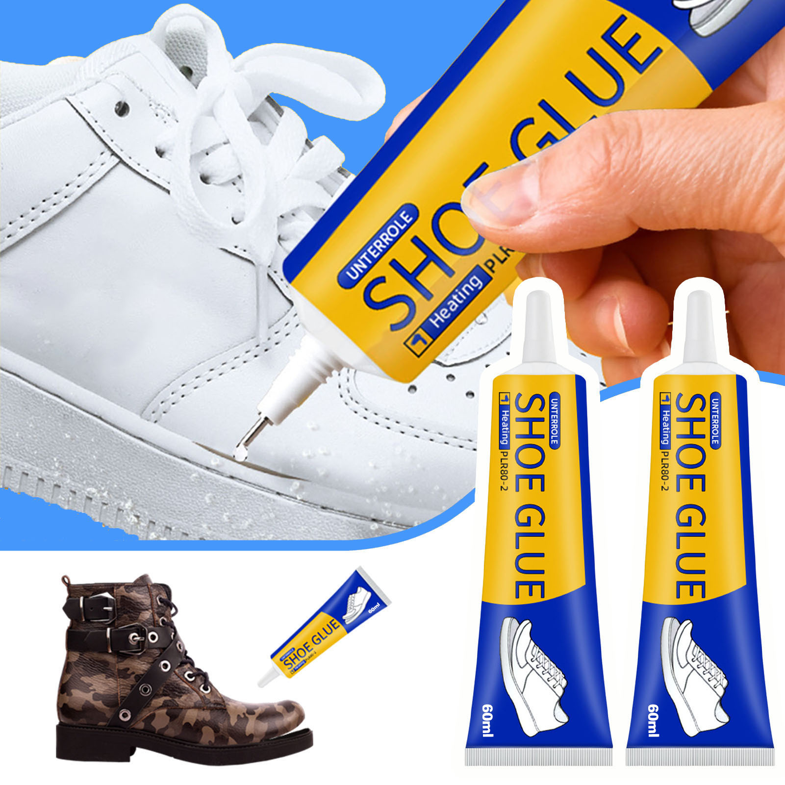 1/2/3pcs 60ml Strong Shoe Adhe - Care For Sneaker avis et prix